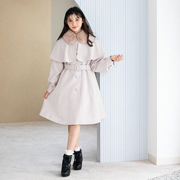 mezzo piano junior メゾピアノジュニア ケープつきマルチWAYコート