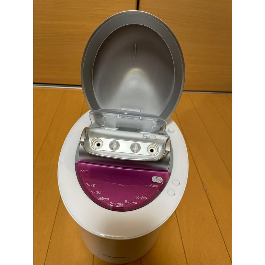 中古 パナソニック スチーマー ナノケア ピンク調 EH-CSA95-P