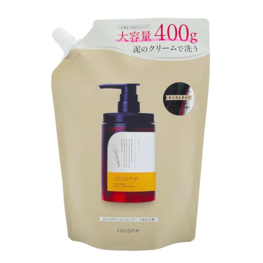 cocone ココネ クレイシャンプー 詰め替え クリーム 400g 泥 : これが
