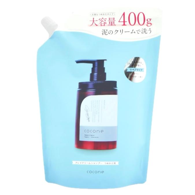 cocone ココネ クレイシャンプー 詰め替え クリーム 泥 リペアタイプ
