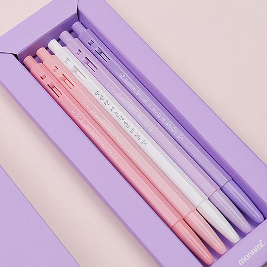 私は私のままで生きることにした モナミ153 ボールペン 5本セット