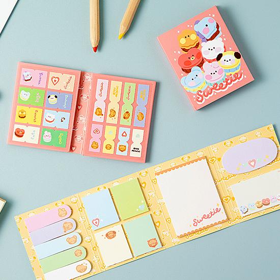 BT21 minini sweetie 4段 付箋 BTS 防弾少年団 かわいい 公式 韓国
