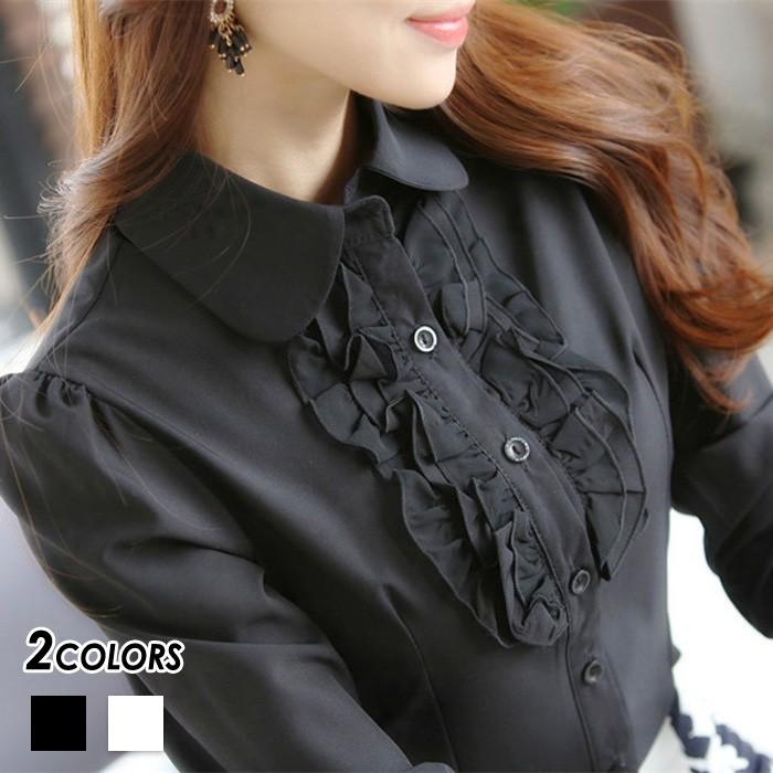 KOEISTORE（コウエイストア） 襟 フリル ブラウス シャツ レディース