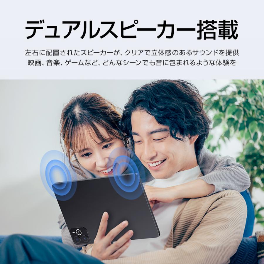 Android14 タブレット PC 本体 10インチ 12GB+64GB+1TB-TF拡張 Wi-Fi