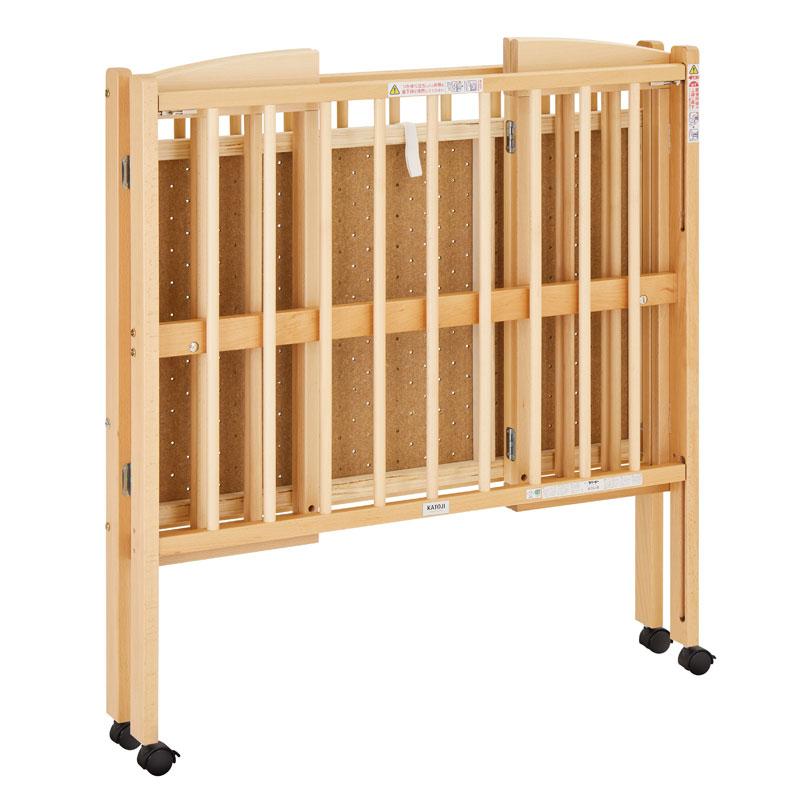 カトージ（KATOJI） ベビーベッド 日本製 折りたたみ ミニベッド ハイ