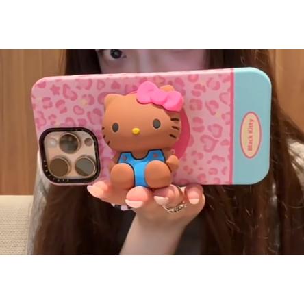 キティちゃん スマホケース キティ ハワイ風 日焼けキティ 立体