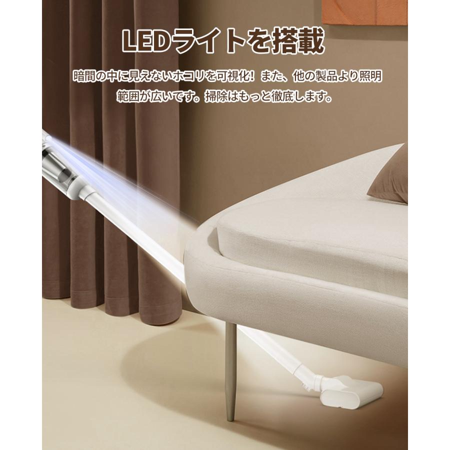 掃除機 コードレス 強力吸引 軽量 充電式 2WAY ハンディー スティック