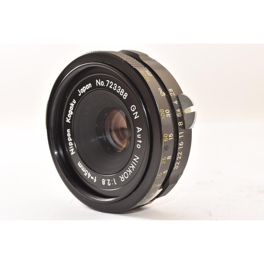 ☆美品☆ Nikon ニコン GN Auto NIKKOR 45mm F2.8 フード付き 2512079