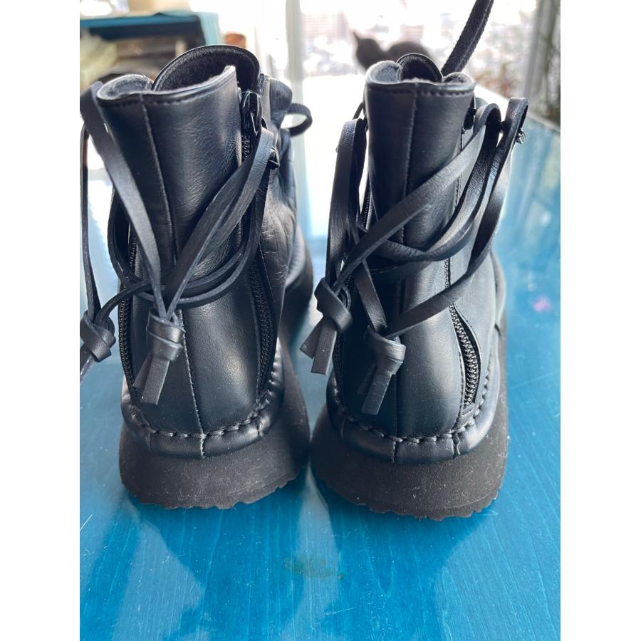 センソユニコ 慈雨 ブラウン スエード レザー ショートブーツ