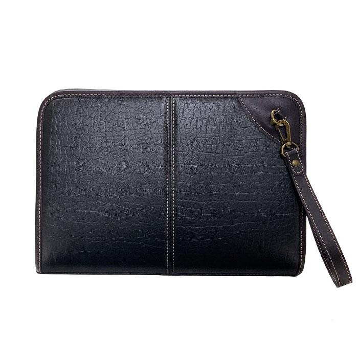 クラッチバッグ セカンドバッグ メンズ 結婚式 黒 B5 30cm ストラップ