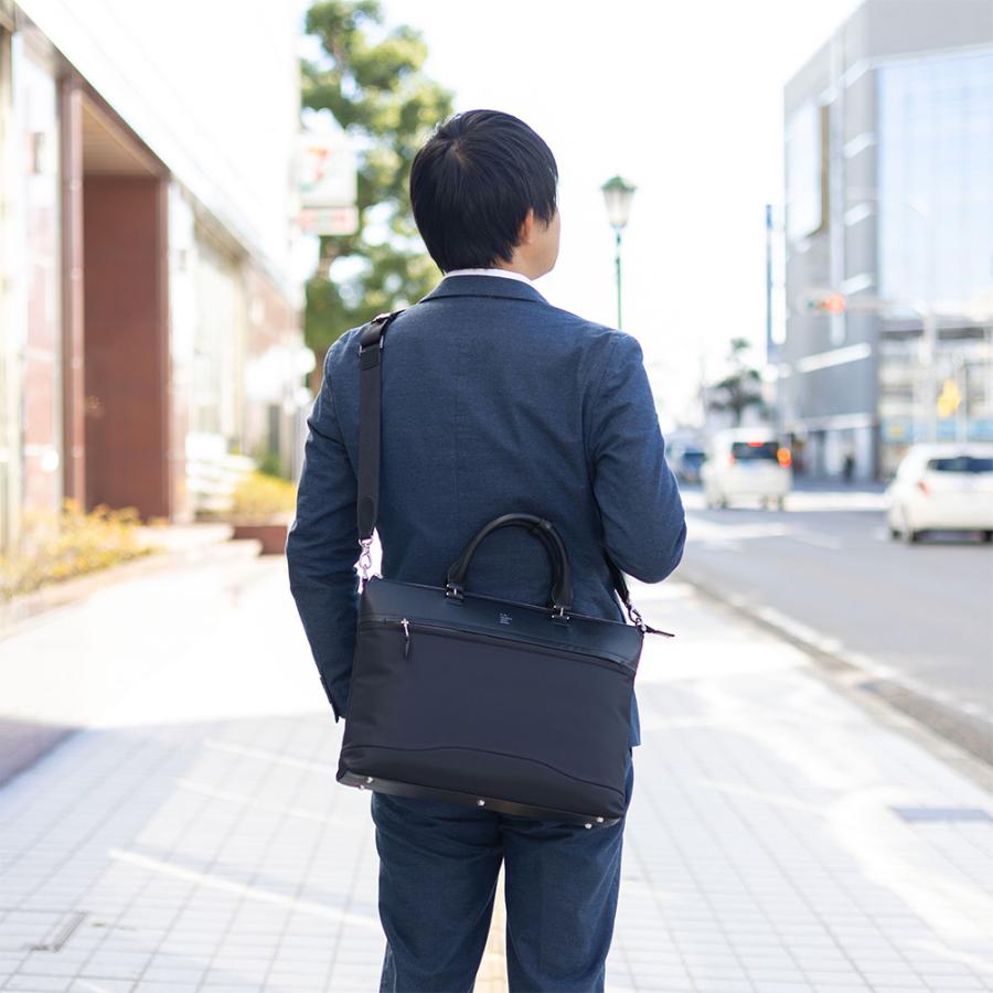 P.I.D ビジネスバッグ 2WAYブリーフ 本革 メンズ ピーアイディー 通勤