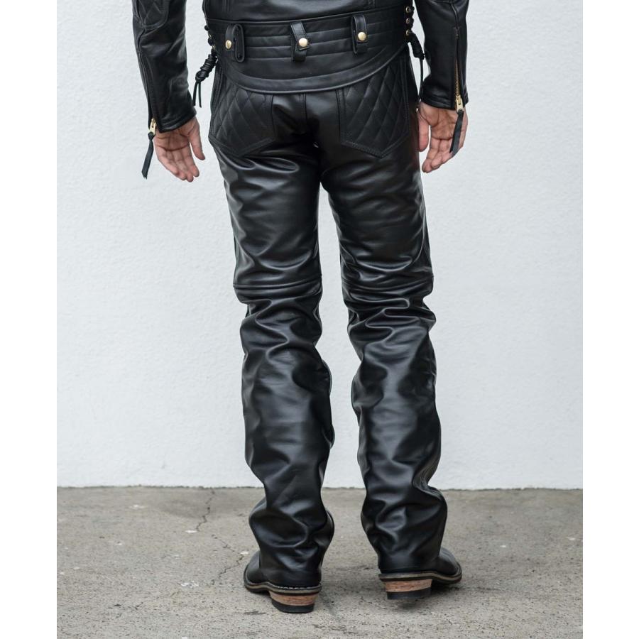 K'S LEATHER KADOYA EVO-PANTS 2 レザーパンツ ブラック : KADOYA公式