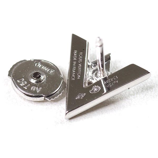 LOUIS VUITTON（ルイ・ヴィトン） ピアス LV ヴォルト ワン ホワイト