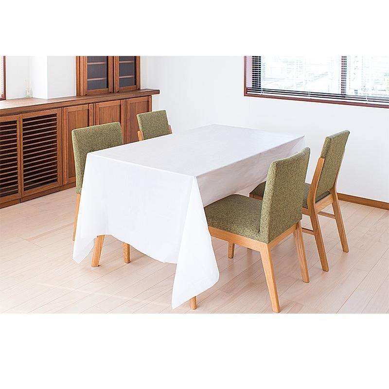 テーブルクロス 5枚 180cm 240cm 使い捨て 薄手 ビニール 撥水 白