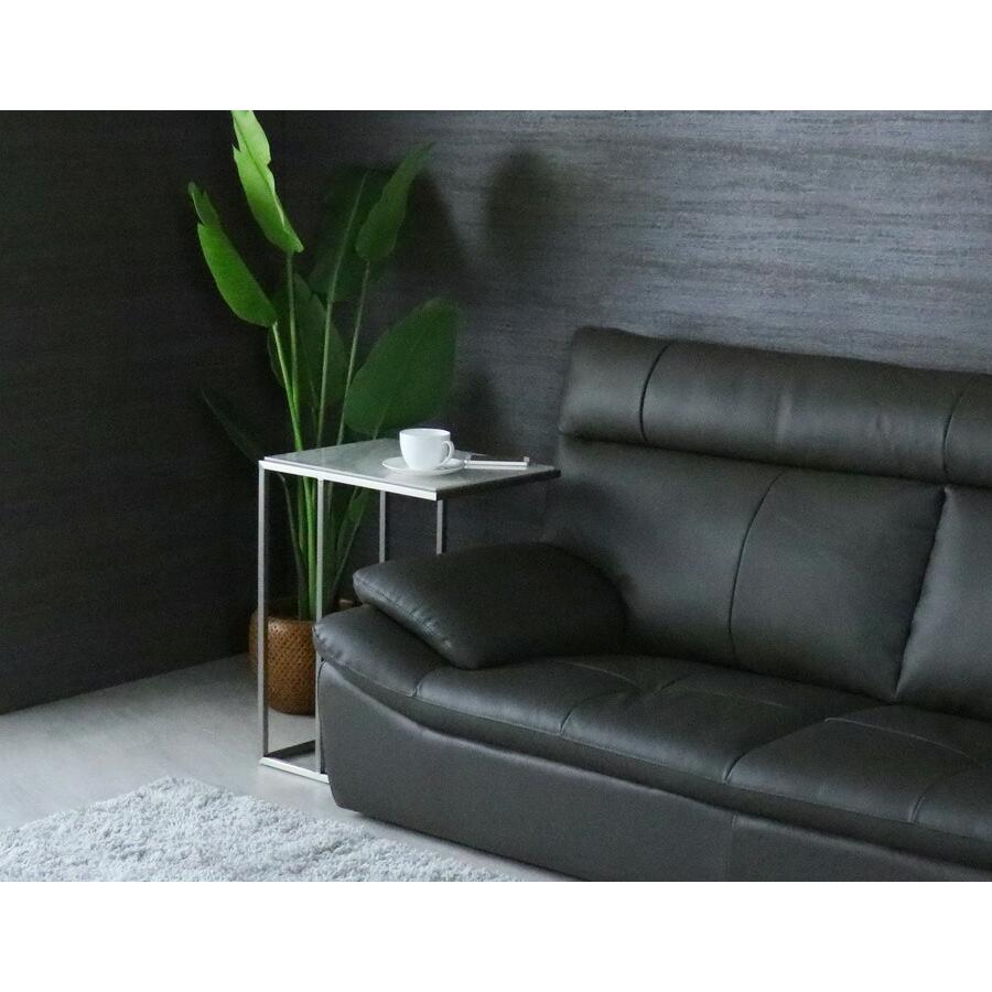 サイドテーブル 大理石柄 高級 テーブル 幅45 おしゃれ ステンレス