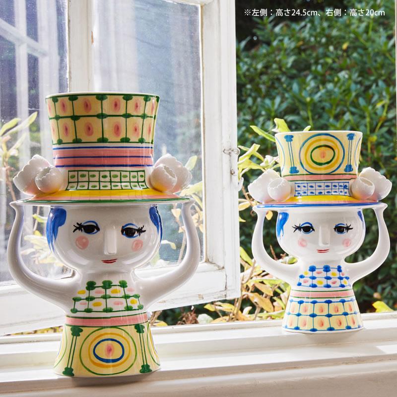 BJORN WIINBLAD（ビヨン・ヴィンブラッド） LADY WITH HAT VASE(レディ