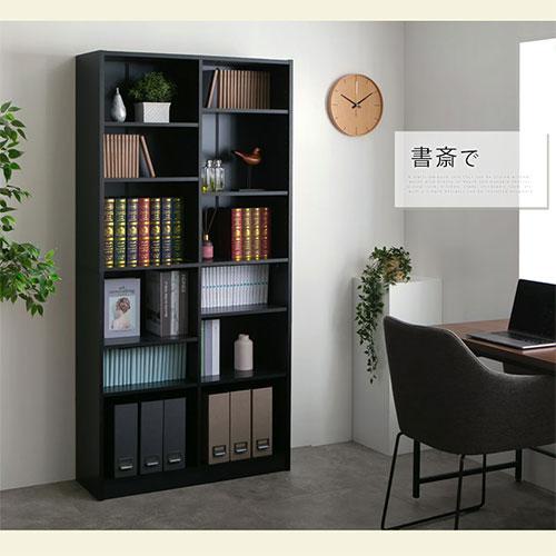 ぼん家具 本棚 大容量 おしゃれ カラーボックス 収納棚 コミックラック