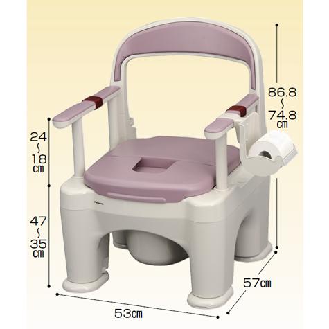 Panasonic（パナソニック） ポータブルトイレ 座楽 ラフィーネ PN
