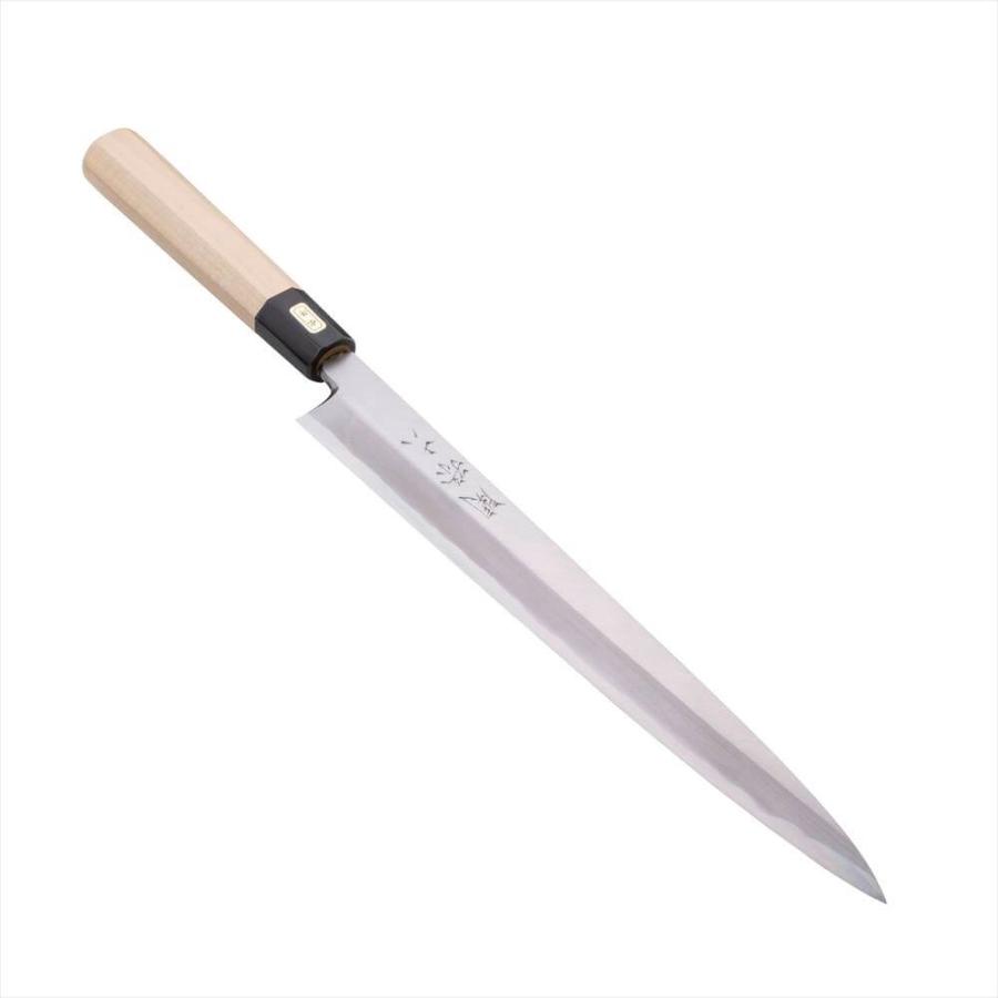 関孫六 青紙鋼 青紙2号 柳刃 300mm 貝印 包丁 30cm 業務用 和包丁 鋼