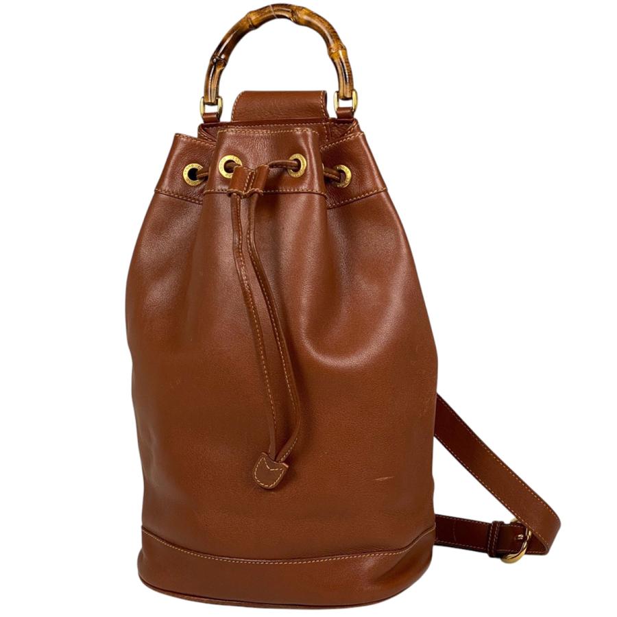 GUCCI（グッチ） バンブー 2WAY ボディバッグ 巾着型 オールドグッチ