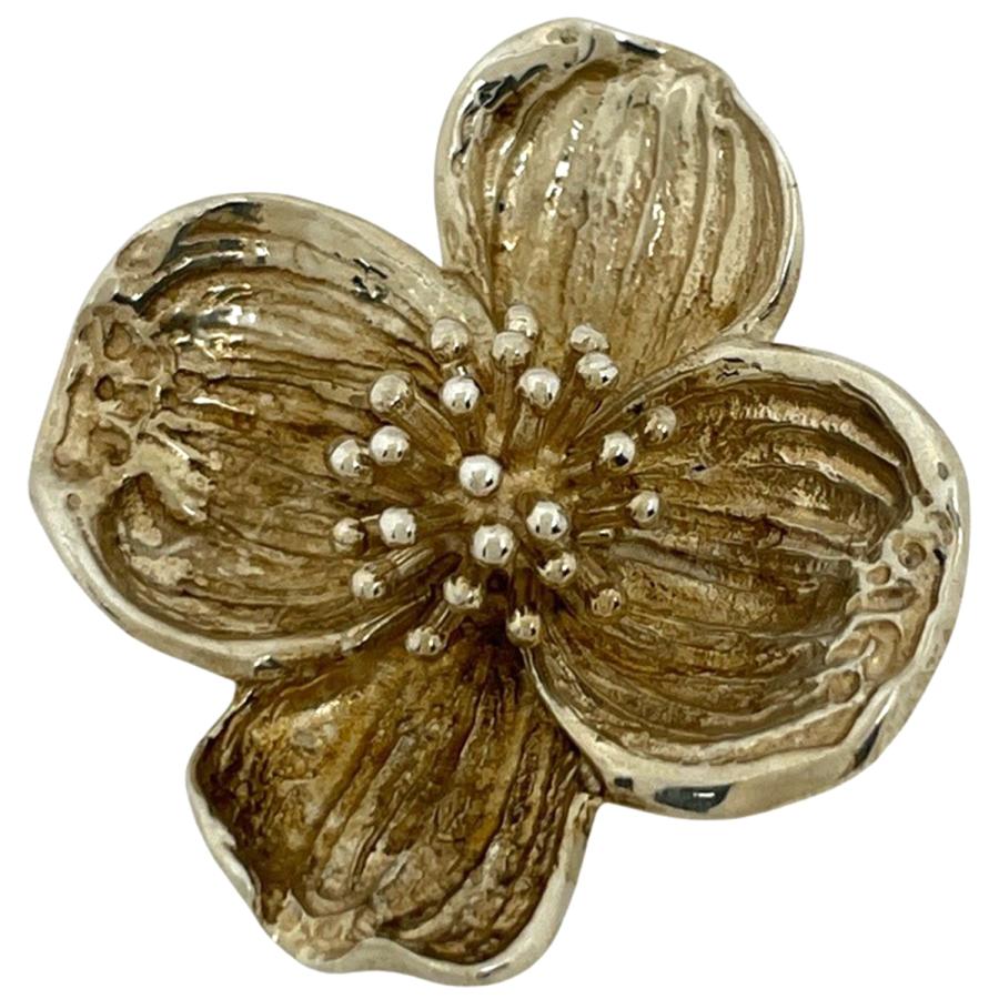 TIFFANY&Co.（ティファニー） フラワーモチーフ ブローチ シルバー925
