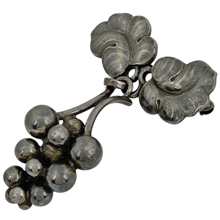 ジョージジェンセン Georg Jensen ムーンライト グレープ ブローチ