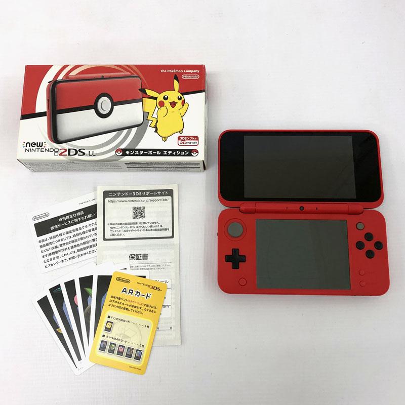 ジャンク扱い》NEWニンテンドー2DSLL モンスターボールエディション