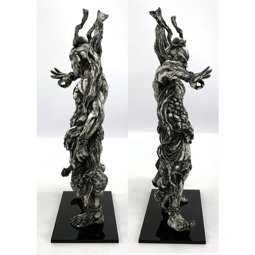 造形戯画 仁王・阿形＋吽形 二体セット 特別彩色版 組立済《墨式