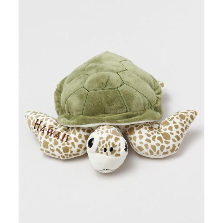 ハワイアン ホヌ ふかふか ぬいぐるみ【L】亀 海亀 カメ 守り神