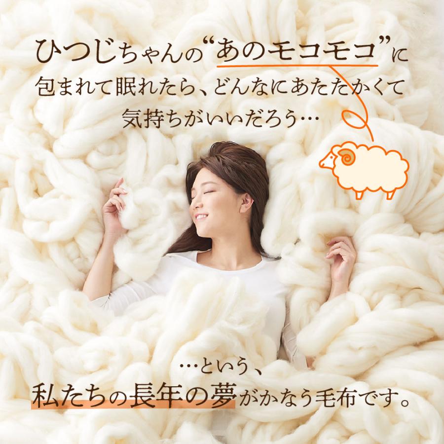 ディーブレス 毛布 The PREMIUM Sofwool 敷き毛布 シングル