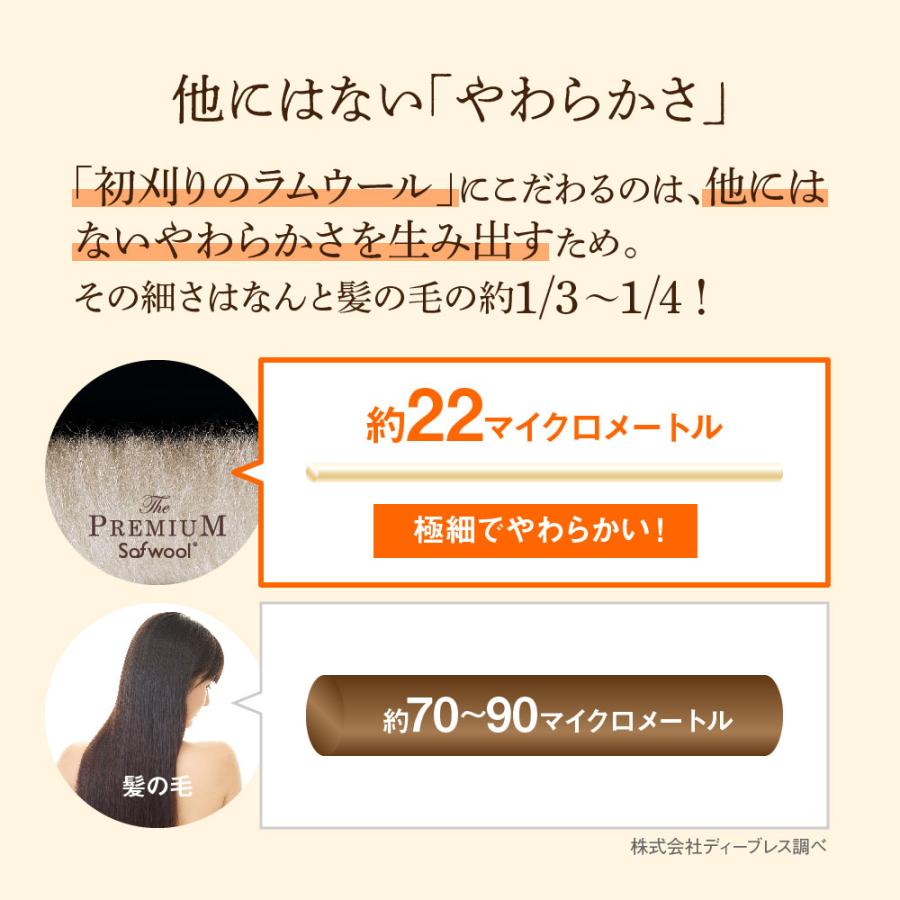 ディーブレス 毛布 The PREMIUM Sofwool 敷き毛布 シングル