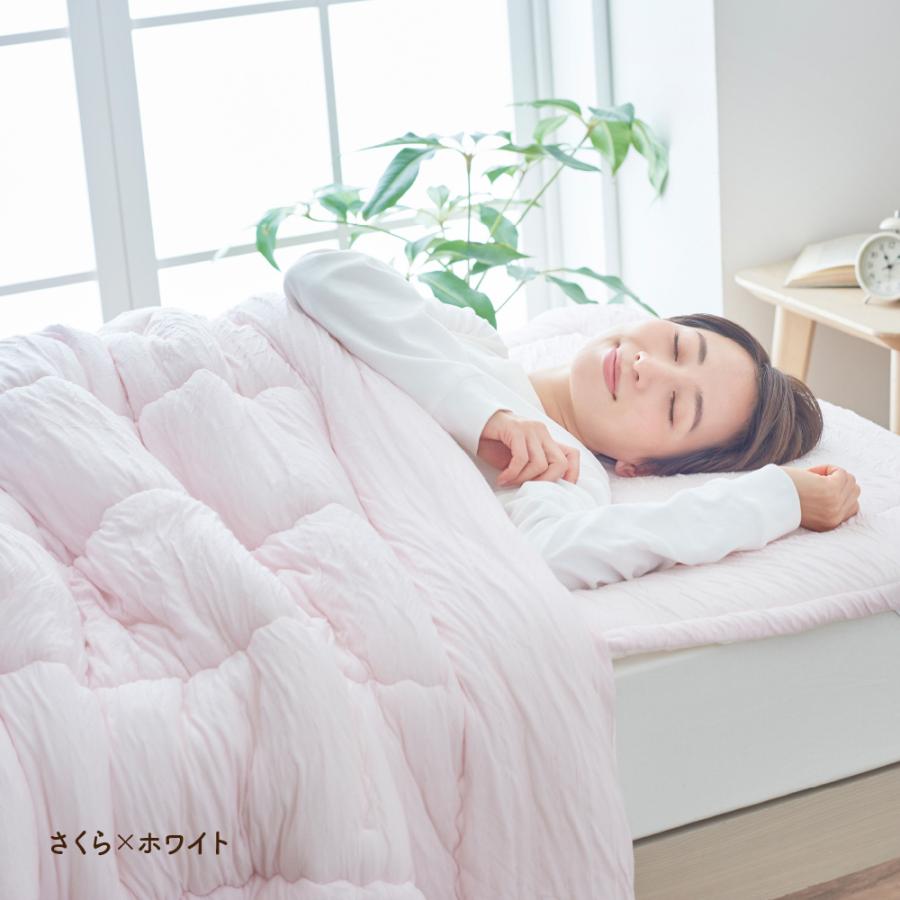 ディーブレス 掛け布団 とろける 日本製 とろけるふとん enifea 2 肌