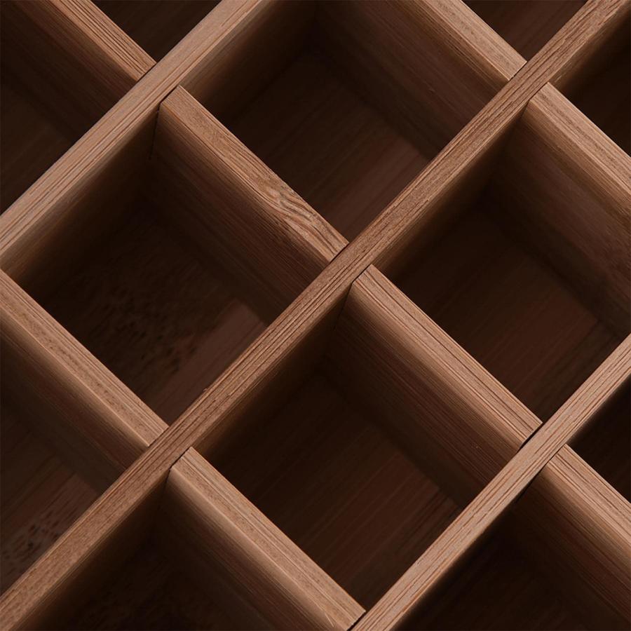 エッセンシャルオイル 収納ボックス 25本用 竹製 アロマオイル収納