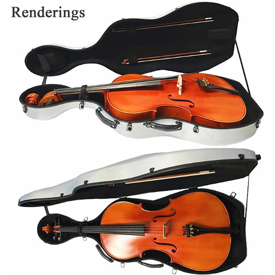 チェロケース チェロ ハードケース プロフェッショナル 炭素繊維 繊維