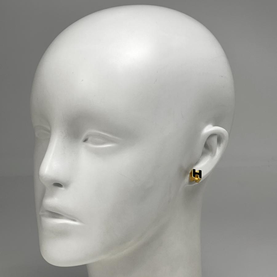 HERMES（エルメス） カージュドアッシュ Hキューブ ピアス Hロゴ