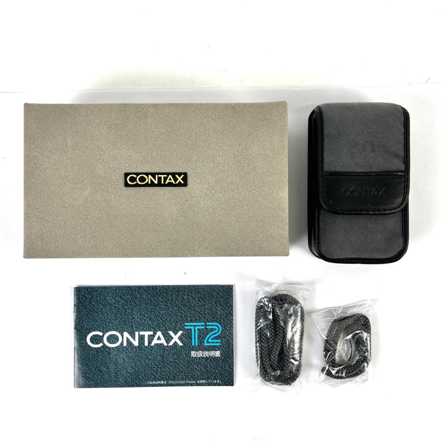 コンタックス CONTAX T2 チタンシルバー フィルム コンパクトカメラ