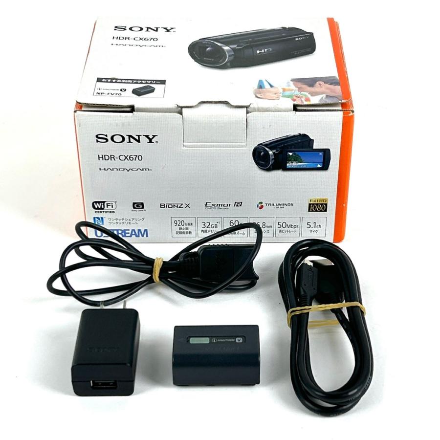 ソニー SONY HDR-CX670 デジタルビデオカメラ 中古 : リユースセレクト