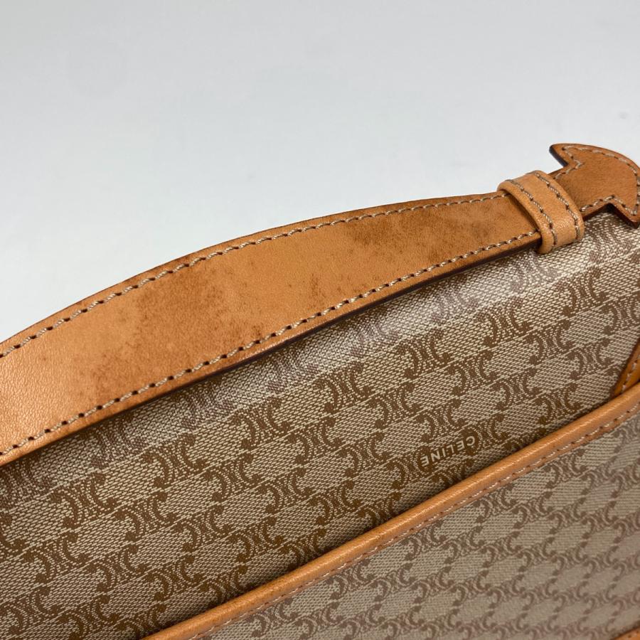 CELINE（セリーヌ） マカダム柄 斜め掛け ハンドバッグ ショルダー
