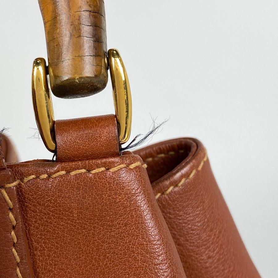 GUCCI（グッチ） バンブー 2WAY ボディバッグ 巾着型 オールドグッチ