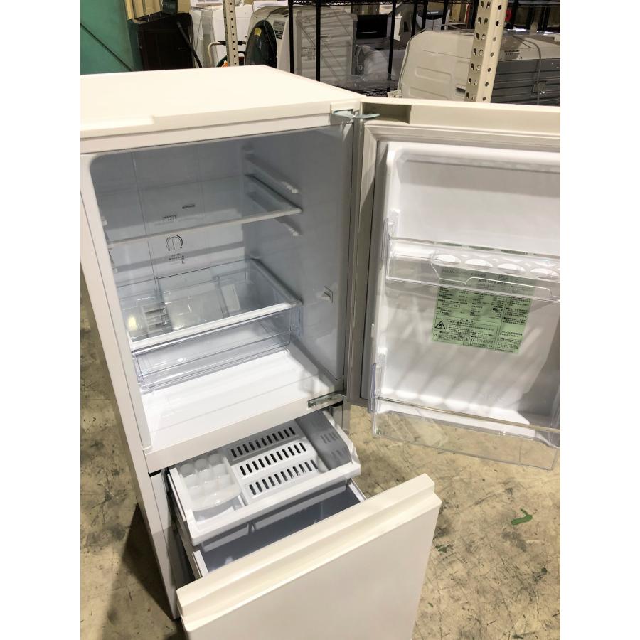 □AQUA/アクア□2ドア冷凍冷蔵庫 AQR-13E8 ホワイト 2021年製 126L