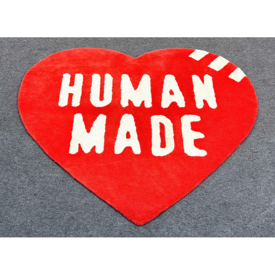 □HUMAN MADE/ヒューマンメイド□HEART RUG LARGE RED ラグ Lサイズ