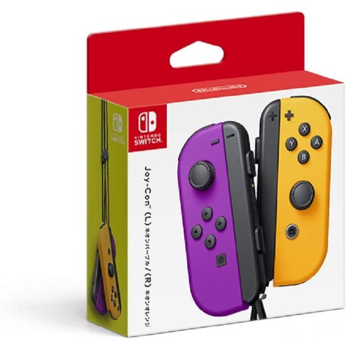 送料無料】【中古】Nintendo Switch Joy-Con(L) ネオンパープル/(R