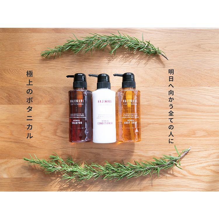 ヘアケアセット シャンプー コンディショナー ボディソープ ハジマリ