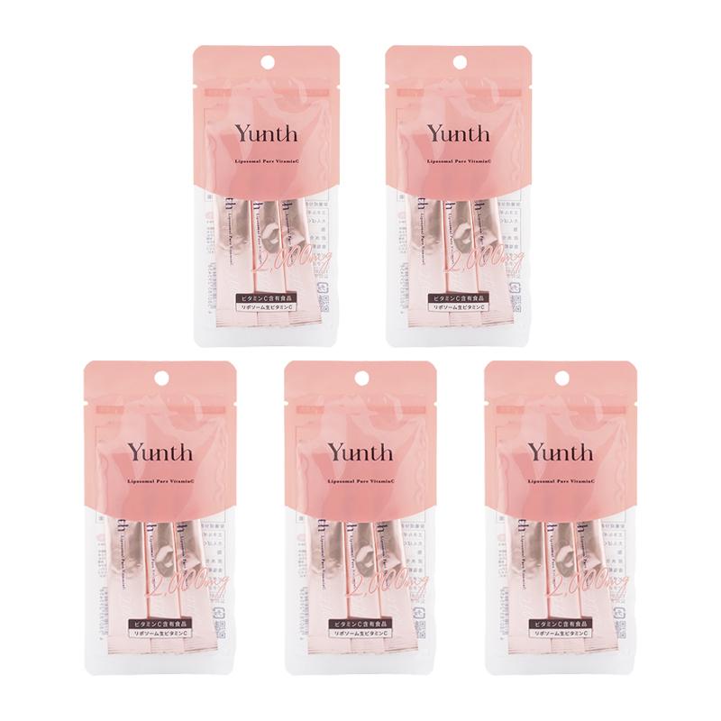 Yunth（ユンス） [5個セット]Yunth リポソーム生ビタミンC 2.5g × 3包