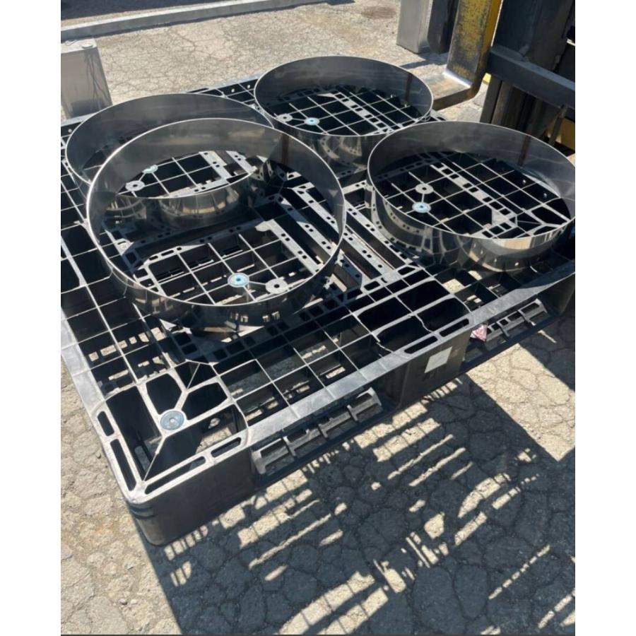 ホイールマーカーリング 19.5インチ用 直径450mm ステンレス製 4枚