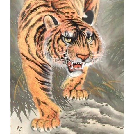 掛け軸 紫雲 富士冬景之図 絹本 希少 軸装 茶道具 掛軸 美品 です