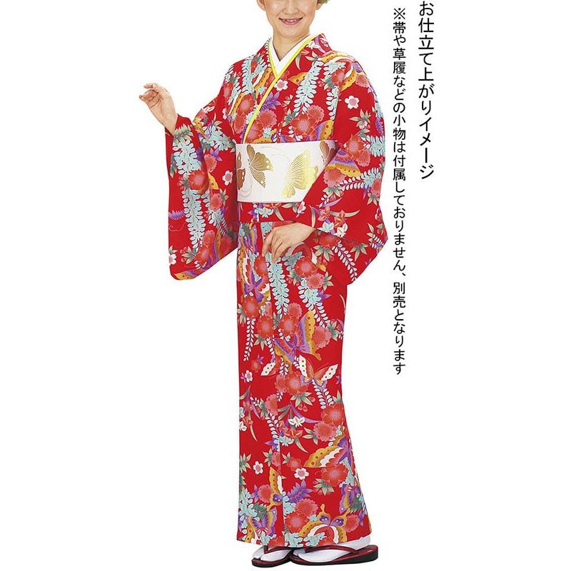 小紋 着物 反物 レディース 手染め 踊り 舞台 大正ロマン 洗える着物