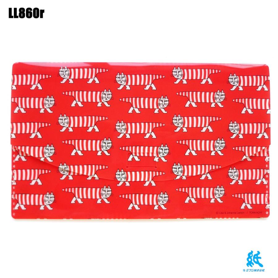 Lisa Larson（リサラーソン） チケットファイル 全10色 : 紙・文具の