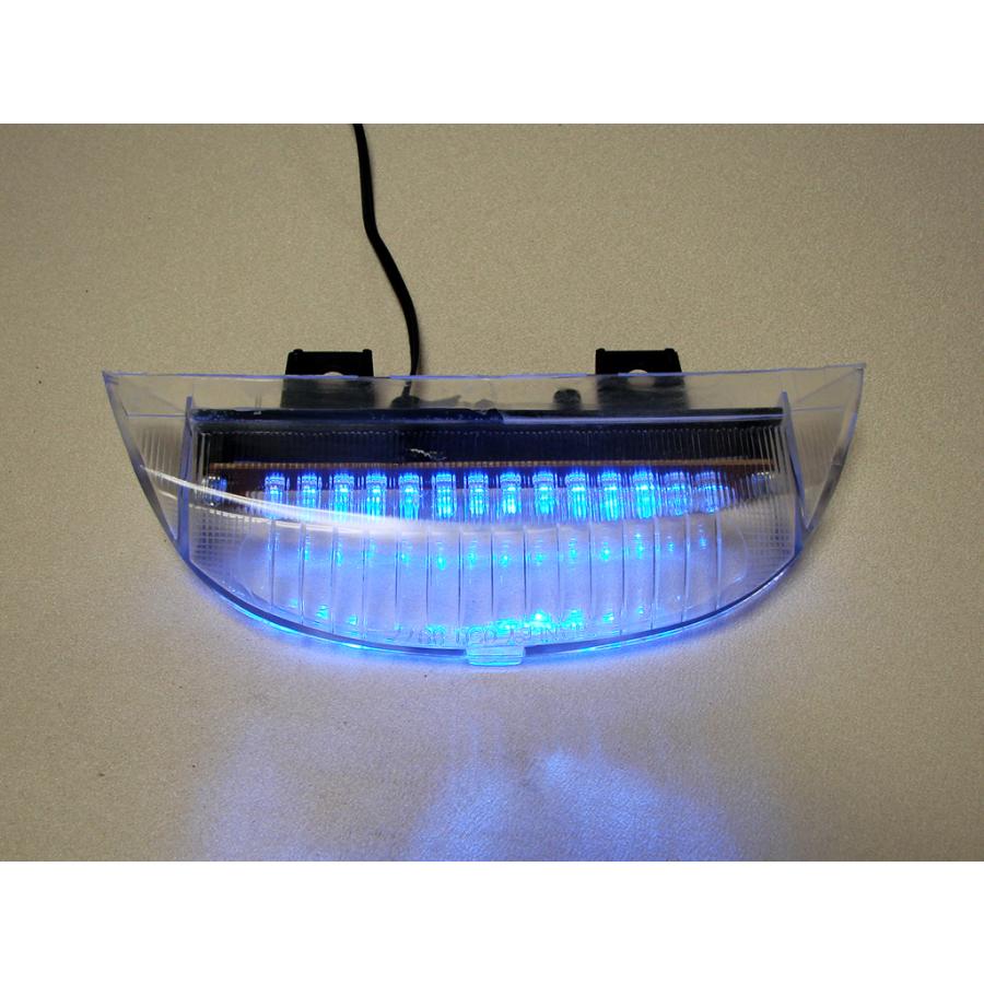 ライブディオZX AF34 AF35 リアスポイラー用ブルーLEDテールランプ