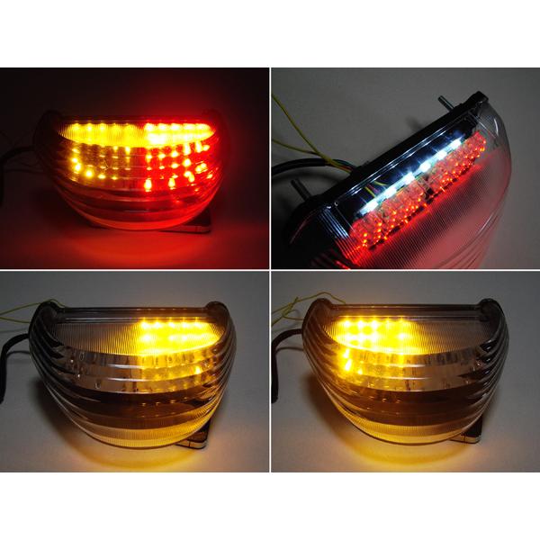 新品 ZX-12R ウインカー内蔵 LEDスモークテールランプ ZXT20A ZXT20B